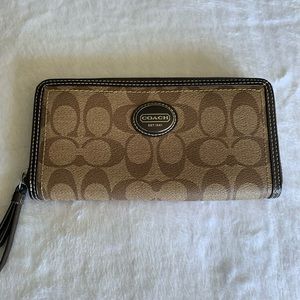 Coach leather wallet
